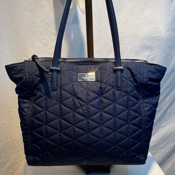 kate spade Handbags - kate spade Navy Quilted Tote